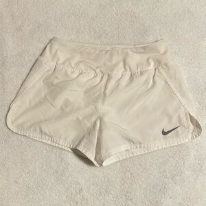 Nike White Running Shorts